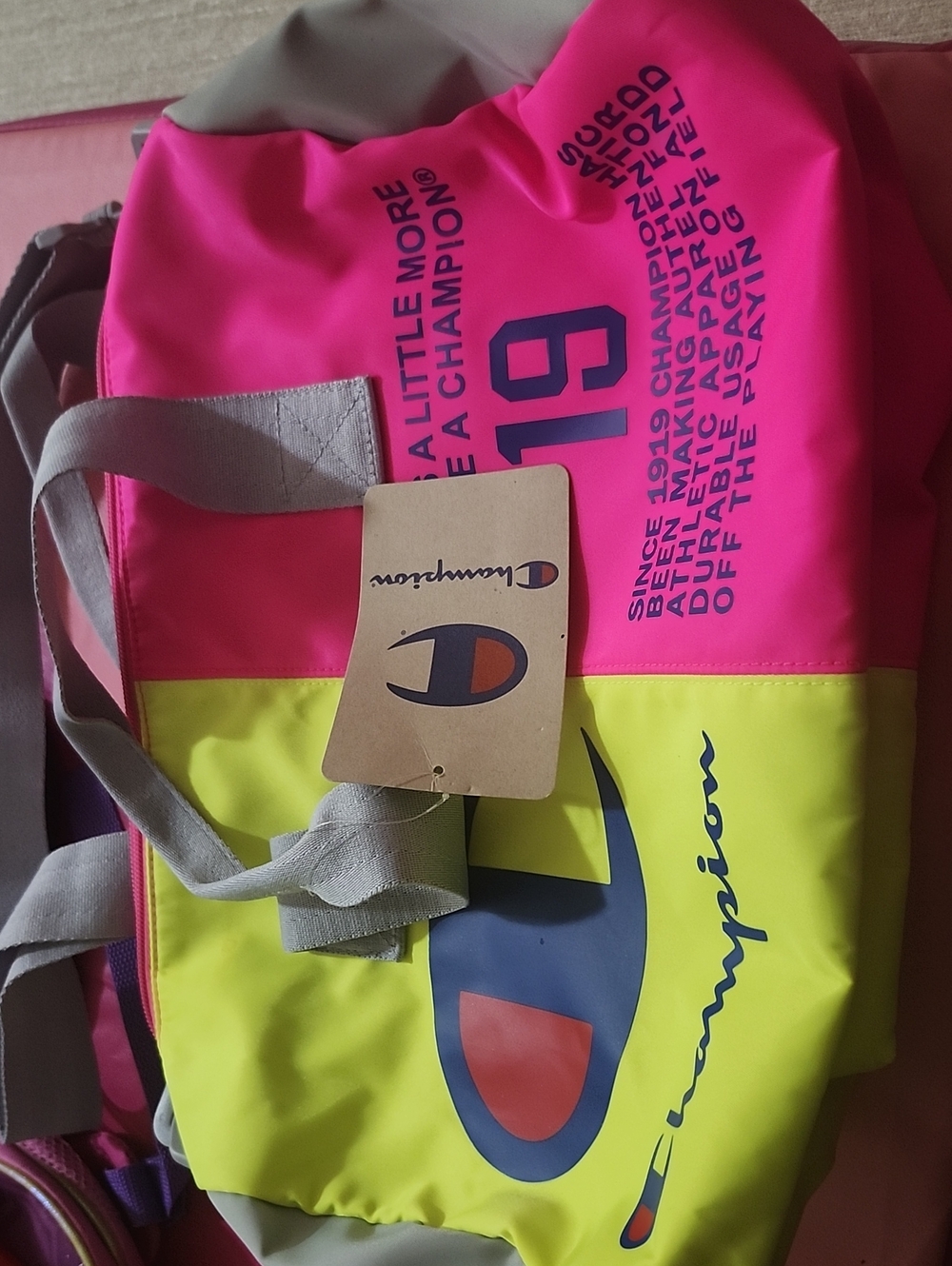 New Wuth Tags Champion Bag